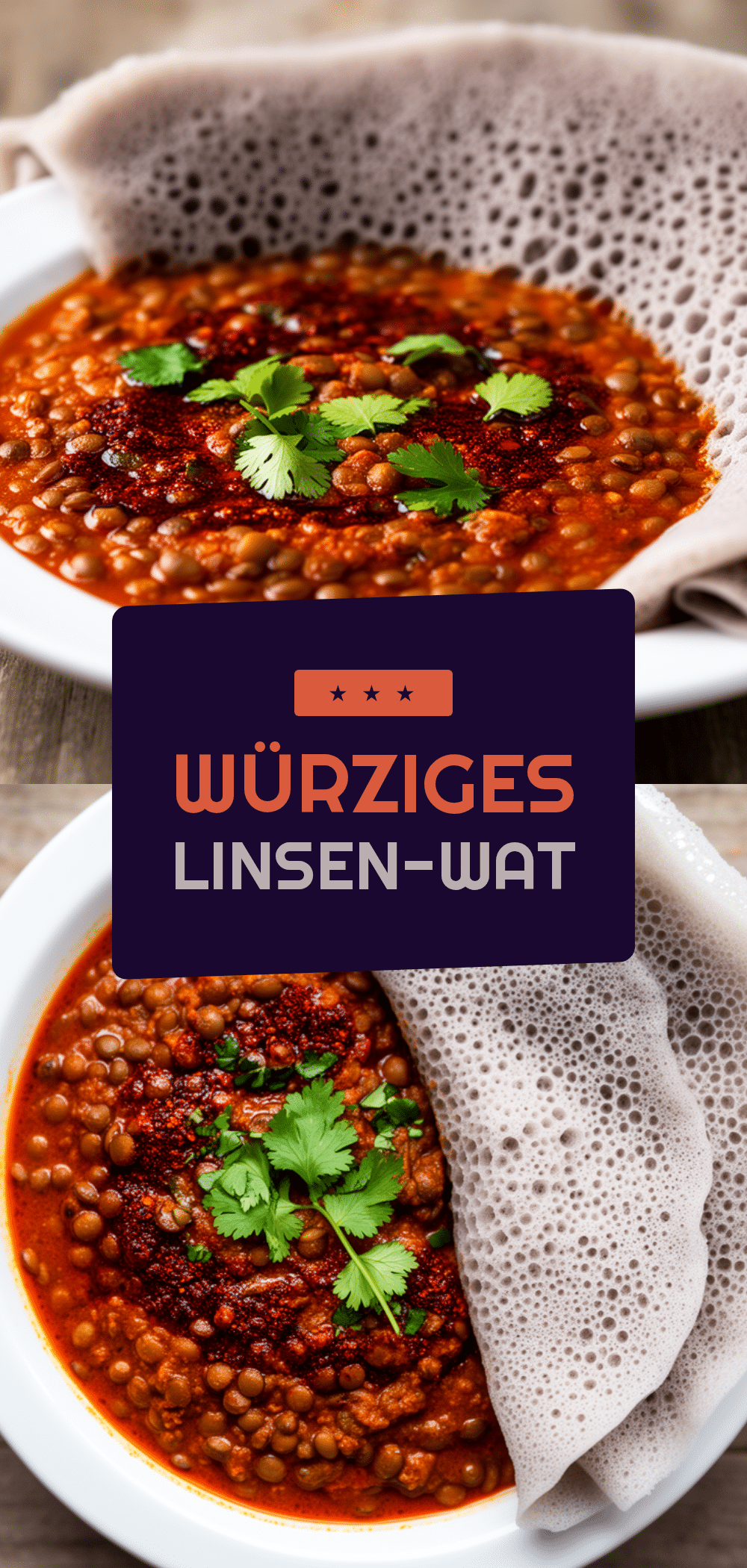 Äthiopisches Linsen-Wat: Das beste, einfache Rezept 5 Äthiopisches Linsen-Wat recipe