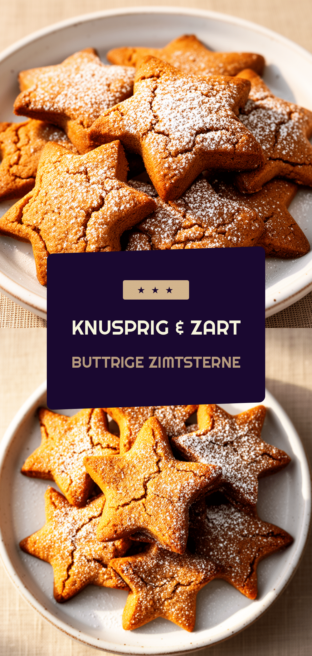 Buttrige Zimtsterne: 10 Min. Glutenfreies Plätzchen Rezept 5 buttrige Zimtsterne recipe