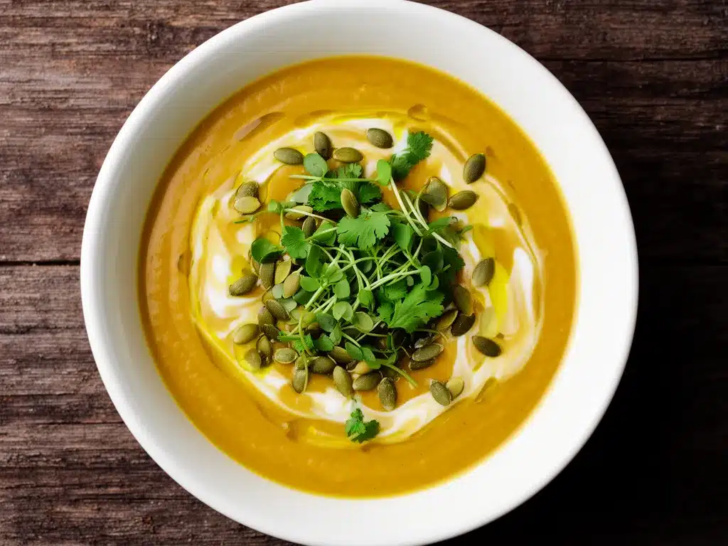 Cremige Vegane Wintersuppe: Das Beste in 30 Min 4 cremige vegane Wintersuppe preparation steps