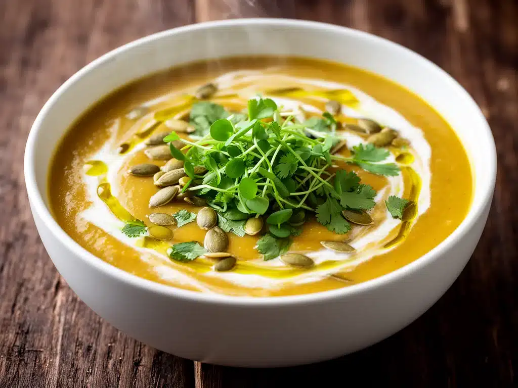 cremige vegane Wintersuppe - featured image