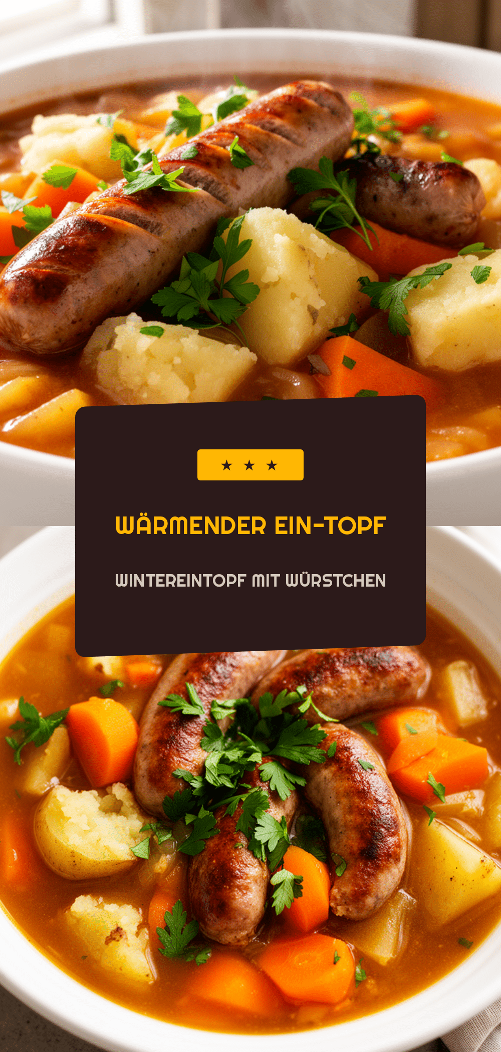 Ein-Topf Wintereintopf mit Würstchen: 30 Min. leicht 5 Ein-Topf Wintereintopf mit Würstchen recipe