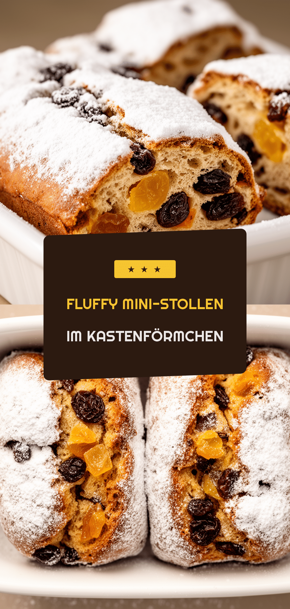 Fluffy Mini-Stollen: 5 einfache Weihnachtsgebäck-Ideen 5 Fluffy Mini-Stollen recipe