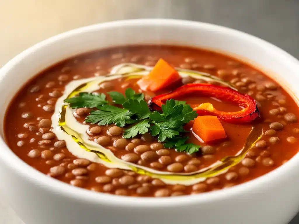 günstige Wintersuppe mit Linsen - featured image