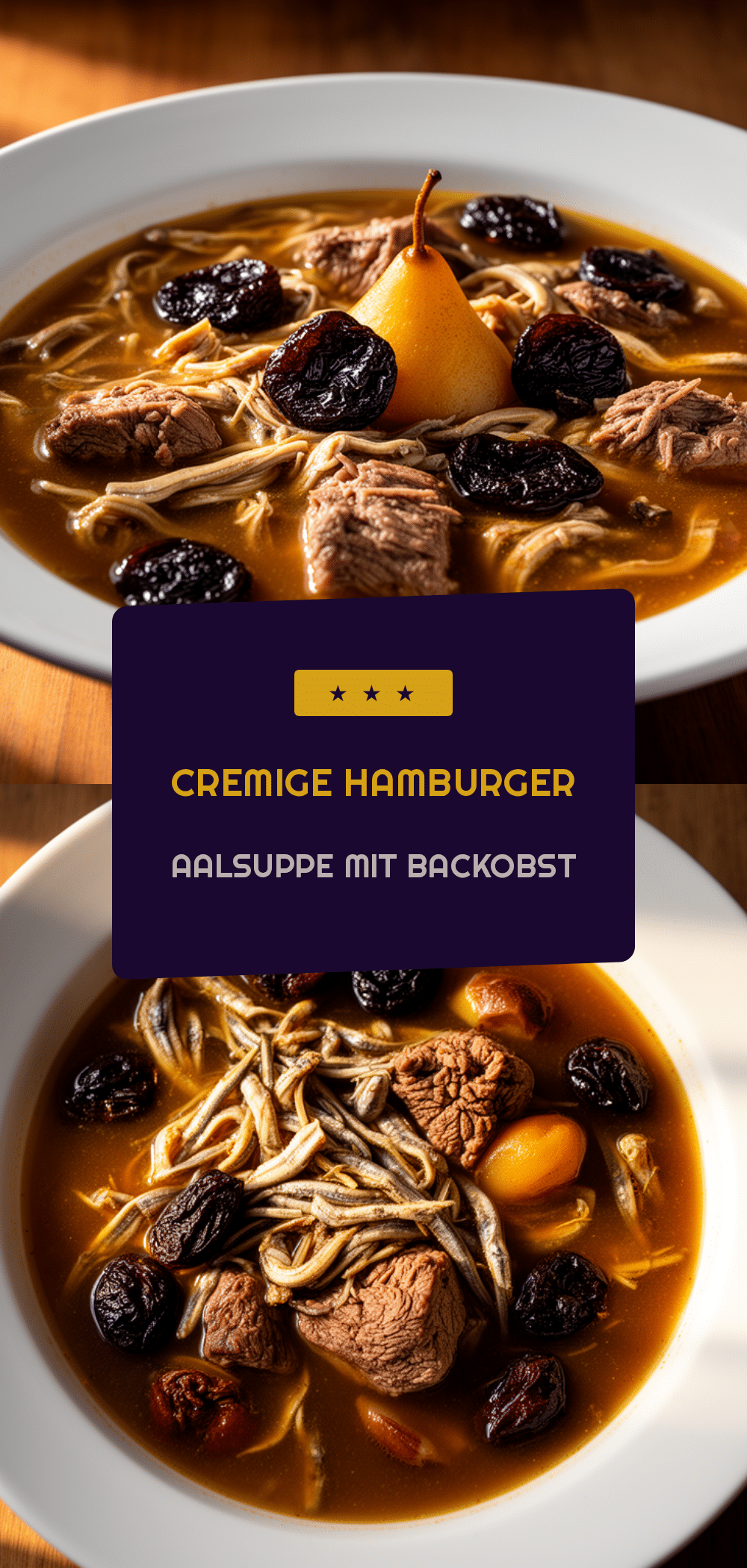 Hamburger Aalsuppe mit Backobst: Bestes traditionelles Wintergericht 5 Hamburger Aalsuppe mit Backobst recipe