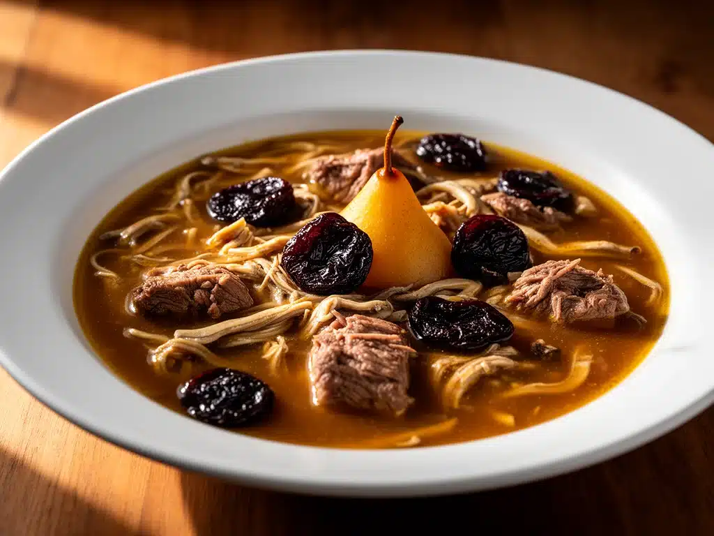 Hamburger Aalsuppe mit Backobst - featured image