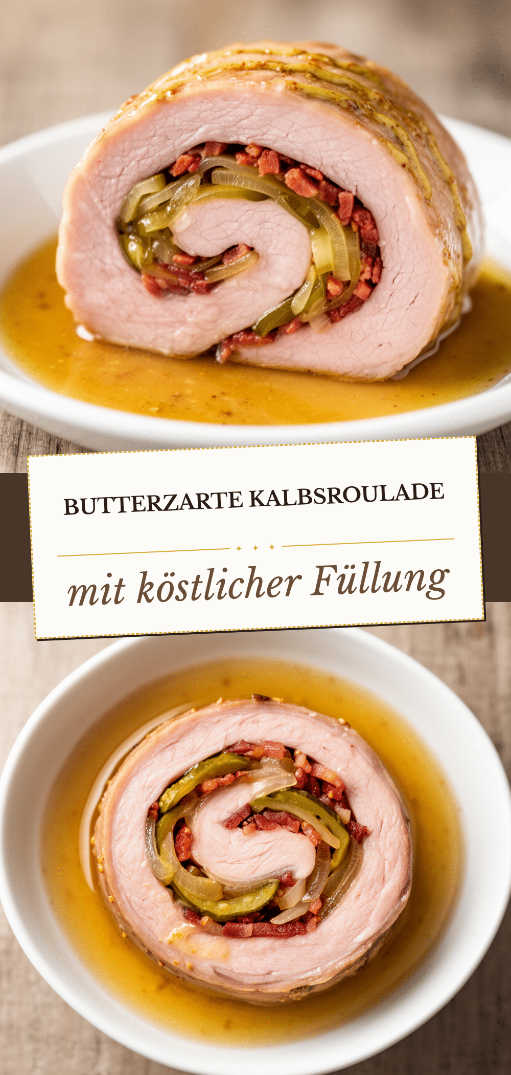 Kalbsrouladen mit Speck & Senf: Das perfekte Abendessen 5 Kalbsrouladen mit Speck und Senf recipe