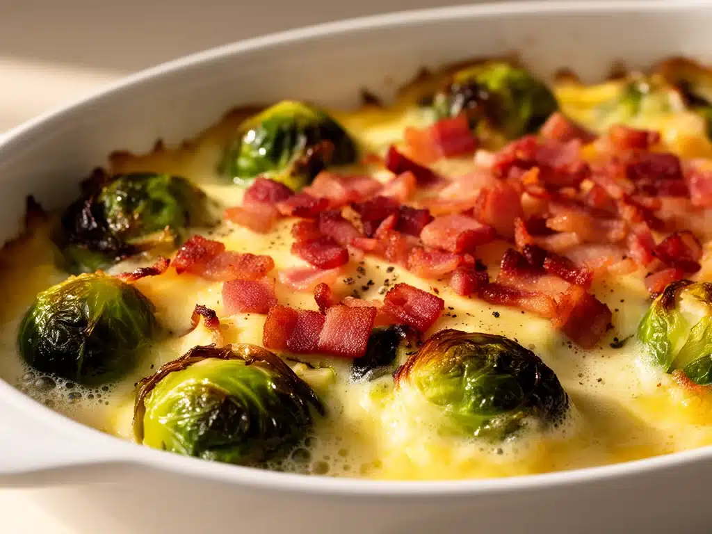 Keto Rosenkohl-Auflauf - featured image