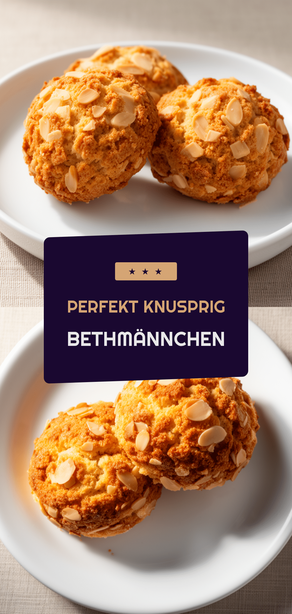 Knusprige Bethmännchen: 15 Min. Perfektes Weihnachtsgebäck 5 knusprige Bethmännchen mit Marzipan recipe