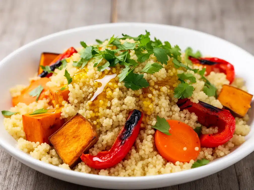 marokkanischer Couscous mit Gemüse - featured image
