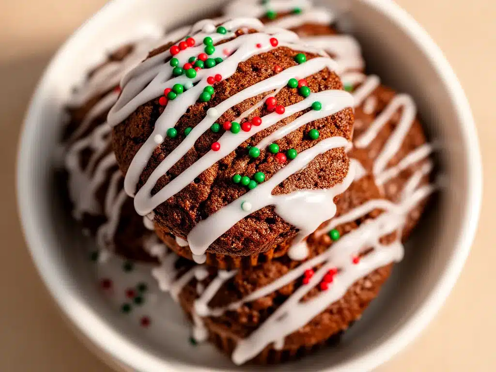 Nikolaus Lebkuchen-Muffins: Einfache Weihnachtsrezept mit Guss 4 Nikolaus Lebkuchen-Muffins preparation steps