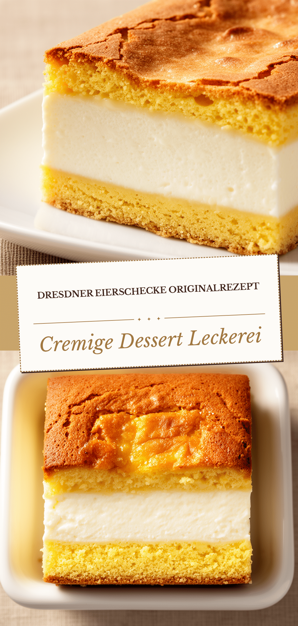 Original Dresdner Eierschecke: 3 Schichten, Perfekt 5 Original Dresdner Eierschecke recipe