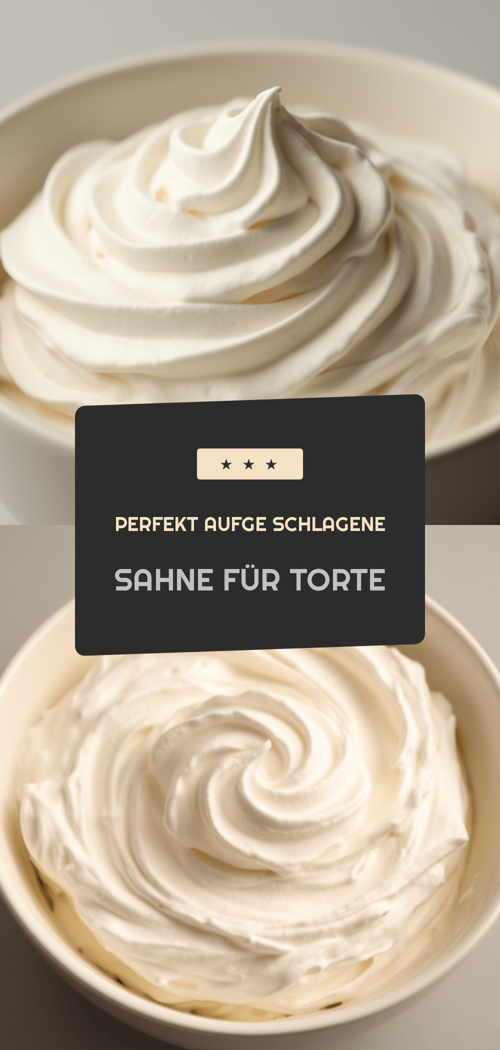 Perfekt aufgeschlagene Sahne für Torten – Stabil & Cremig 5 perfekt aufgeschlagene Sahne für Torten recipe