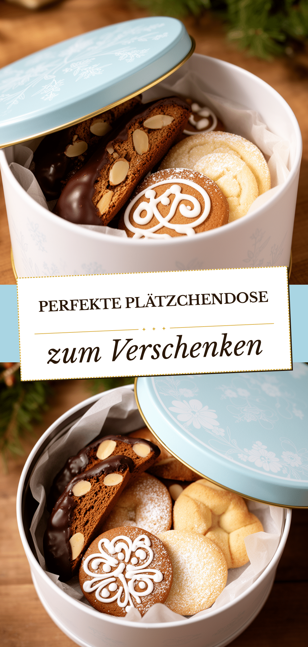 Personalisierte Plätzchendose: 5 einfache Weihnachtskekse 5 Personalisierte Plätzchendose recipe
