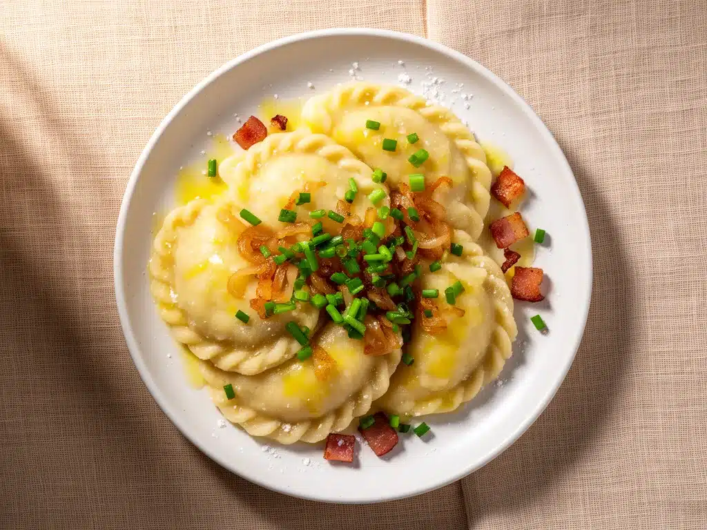 Polnische Piroggen: 5 beste Rezepte für cremige Kartoffel-Comfort in 30 Min 4 Polnische Piroggen preparation steps
