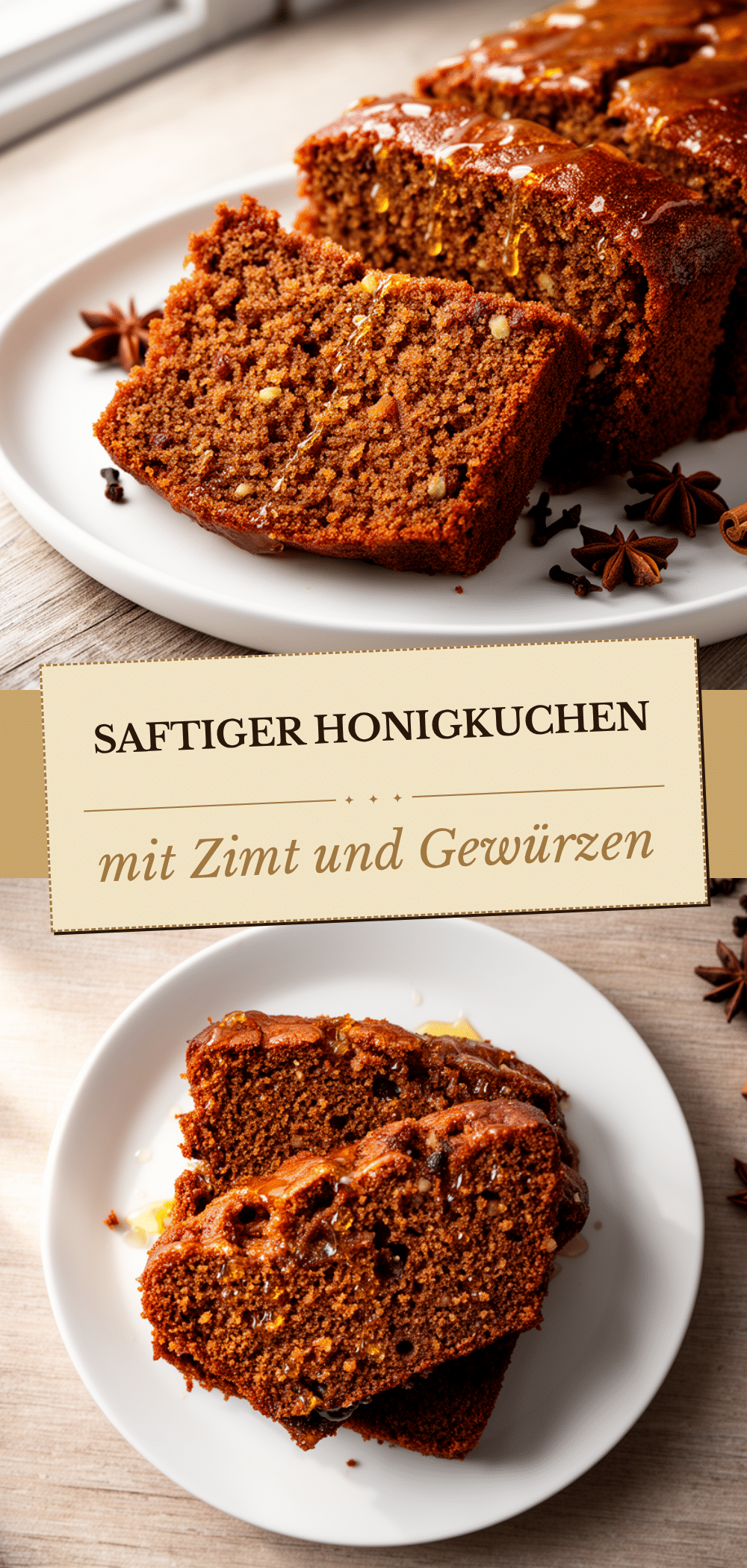 Saftiger Honigkuchen: Das beste Rezept mit Zimt 5 saftiger Honigkuchen recipe