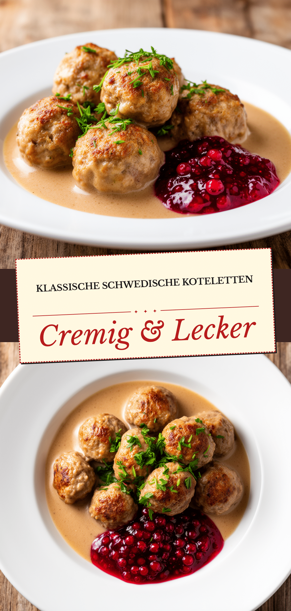 Skandinavische Koteletten: 5 Cremige Köttbullar-Rezepte 5 Schwedische Koteletten recipe