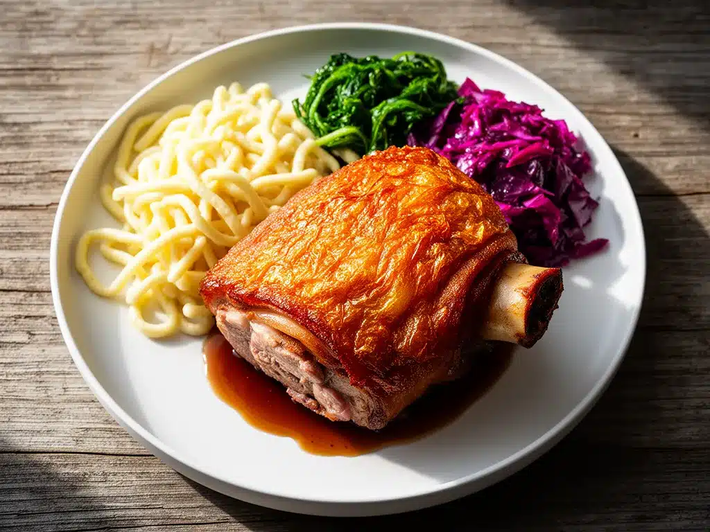 Schweinshaxe Rezept: 3 Tipps für extra knusprige Kruste 4 Schweinshaxe Rezept preparation steps