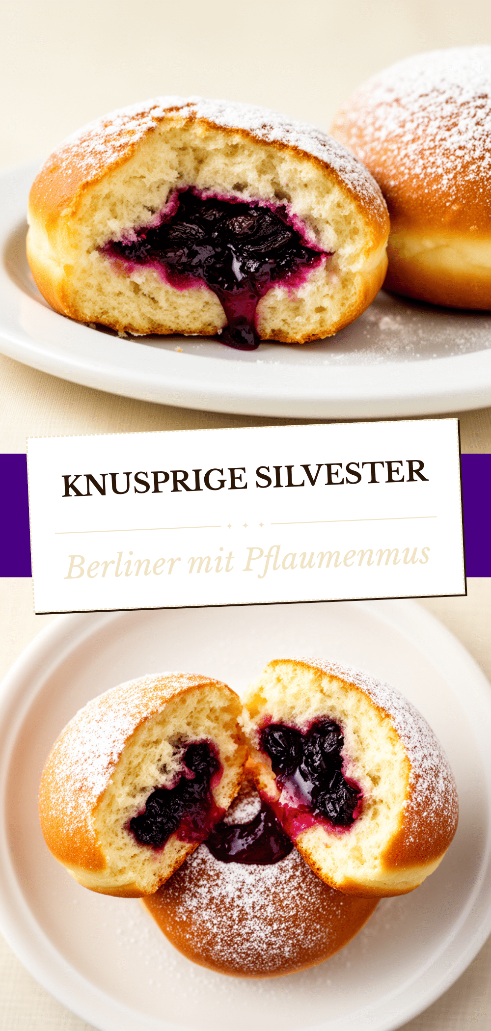 Silvester Berliner: 5 Einfache Schritte für Perfekte Neujahrs-Süßigkeit 5 Silvester Berliner mit Pflaumenmus recipe