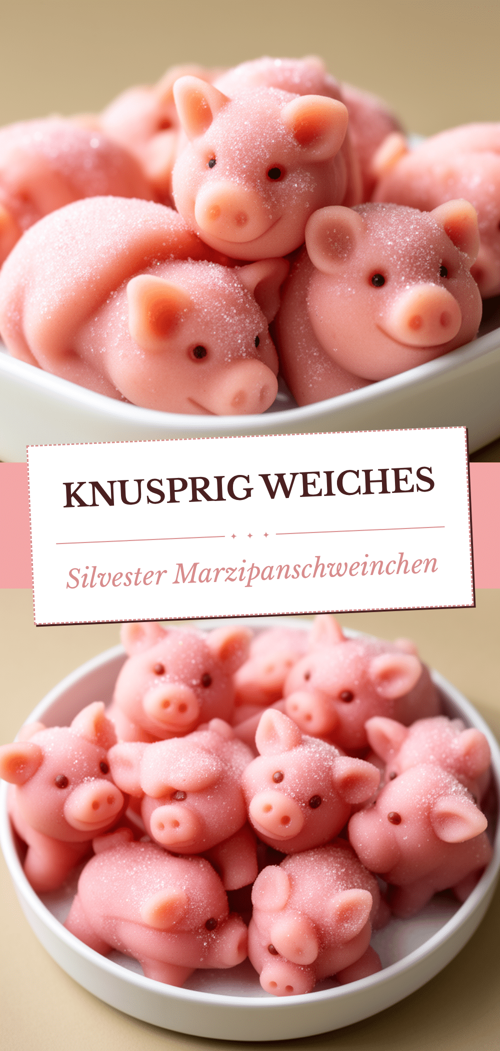 Silvester Marzipanschweinchen: 5 Einfache Schenk-Ideen 5 Silvester Marzipanschweinchen recipe