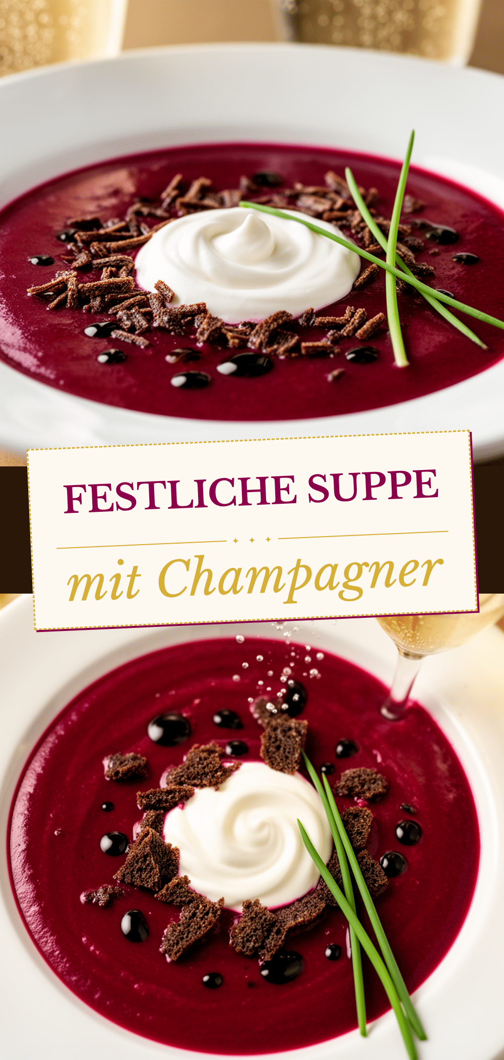 Silvester Mitternachtssuppe: 3 Perfekte Rezepte 5 Silvester Mitternachtssuppe mit Champagner recipe
