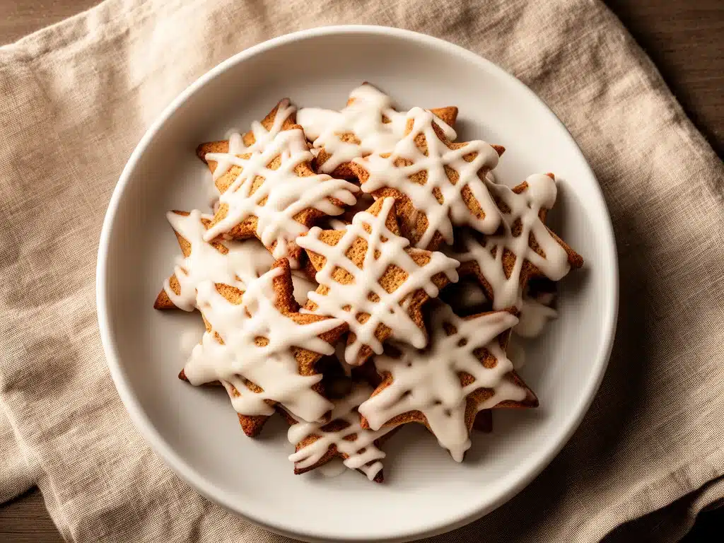Traditionelle Zimtsterne: 5 Schritte für Perfekte Plätzchen 4 Traditionelle Zimtsterne mit Zuckerguss preparation steps