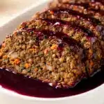 veganer Linsenbraten mit Rotweinsoße - featured image
