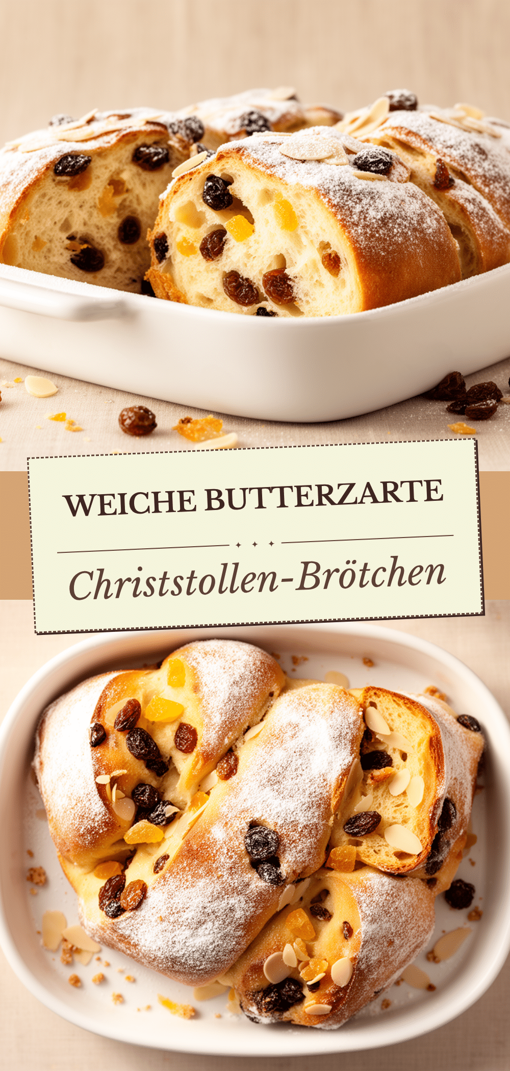 Weiche Christstollen-Brötchen: Das perfekte Weihnachts-Frühstück 5 Weiche Christstollen-Brötchen recipe