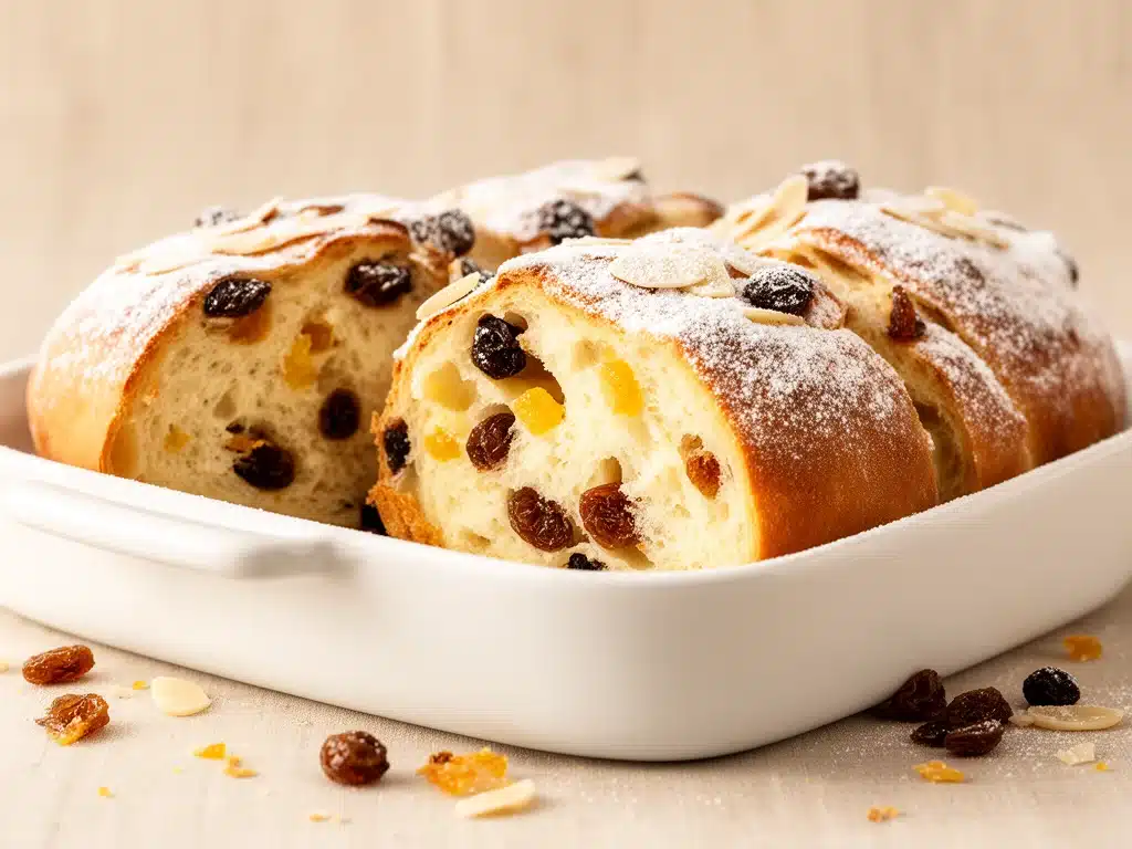 Weiche Christstollen-Brötchen - featured image