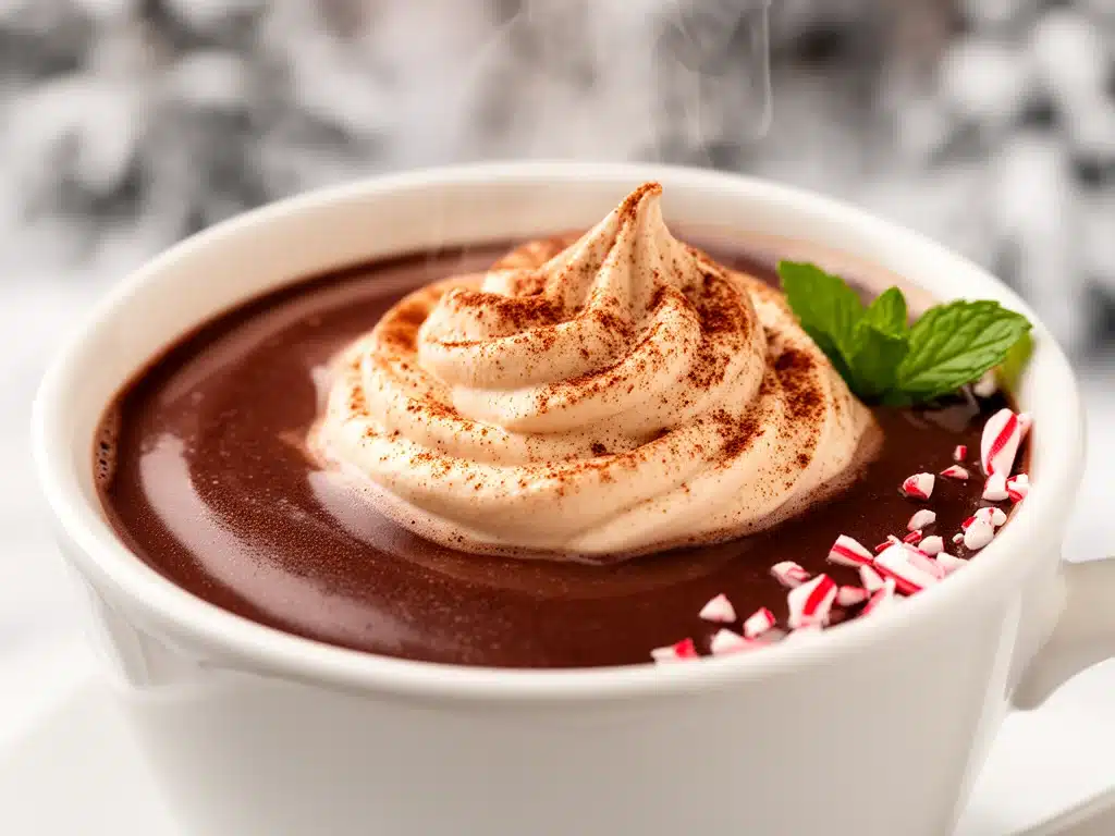 Startseite 9 Weihnachten Heiße Schokolade mit Zimmsahne - featured image
