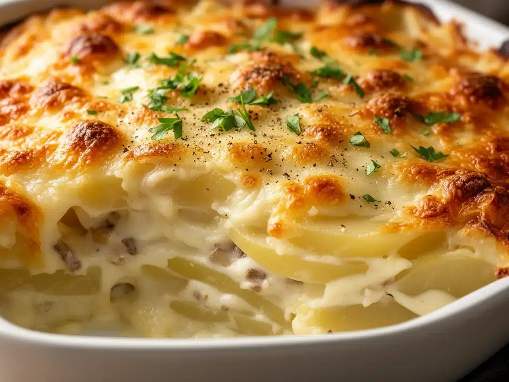 Startseite 2 Weihnachten Kartoffelgratin mit Käse - featured image
