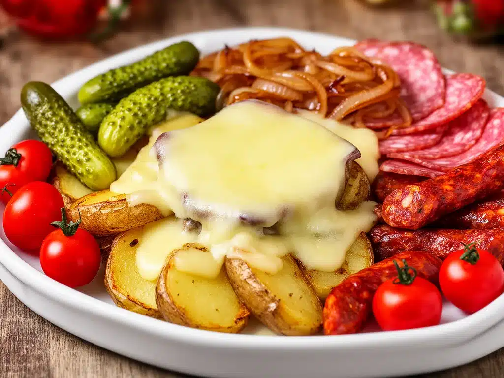 Weihnachten Raclette-Platte - featured image