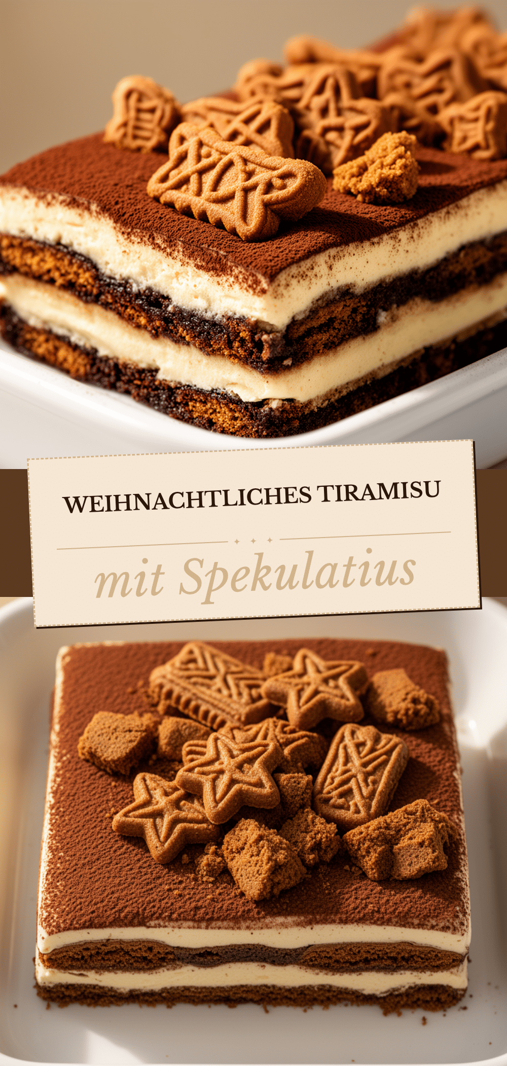 Weihnachten Tiramisu mit Spekulatius: 5-min Festliches Rezept 5 Weihnachten Tiramisu mit Spekulatius recipe