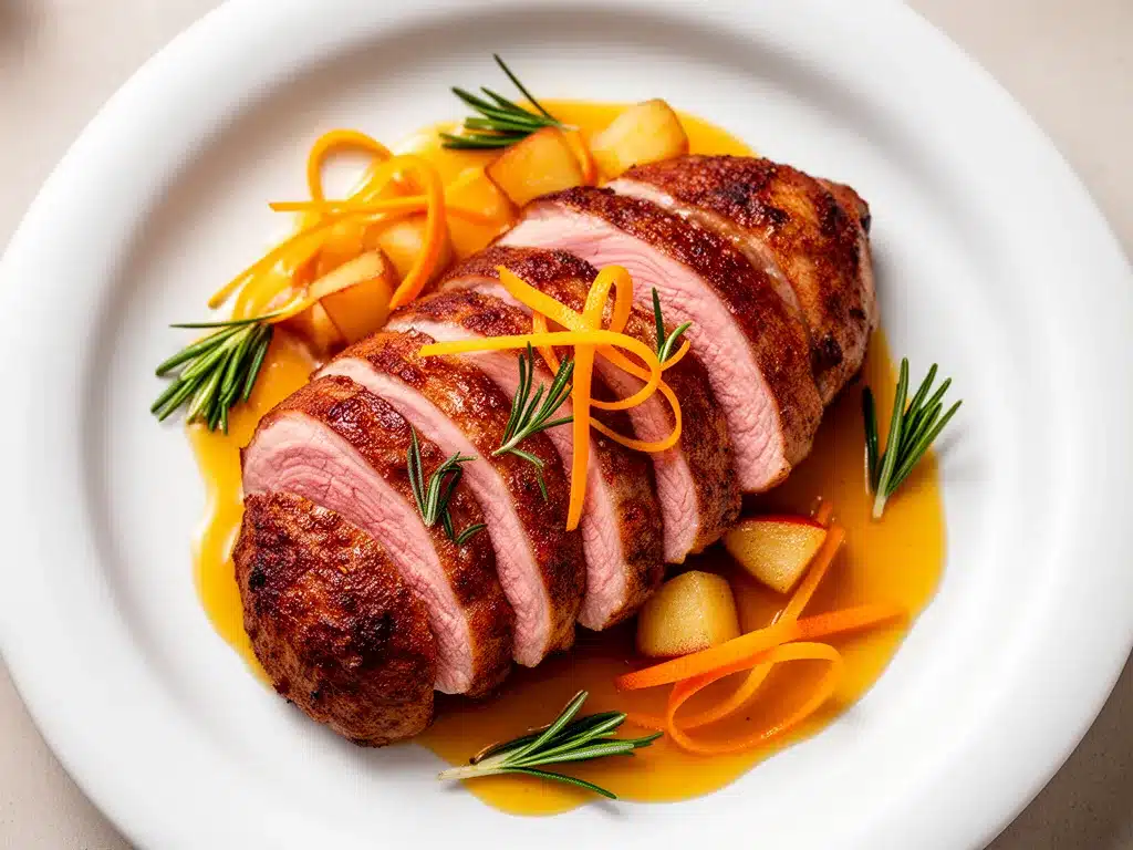 Weihnachts-Entenbrust mit Orangensoße: Bestes Festliches Rezept 4 Weihnachts-Entenbrust mit Orangensoße preparation steps
