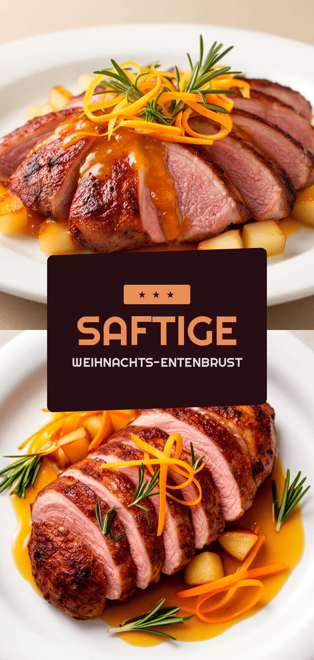 Weihnachts-Entenbrust mit Orangensoße: Bestes Festliches Rezept 5 Weihnachts-Entenbrust mit Orangensoße recipe