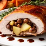 Weihnachts-Gänsebraten mit Apfel-Maronen-Füllung - featured image