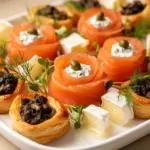 Weihnachtsfingerfood mit Lachs - featured image