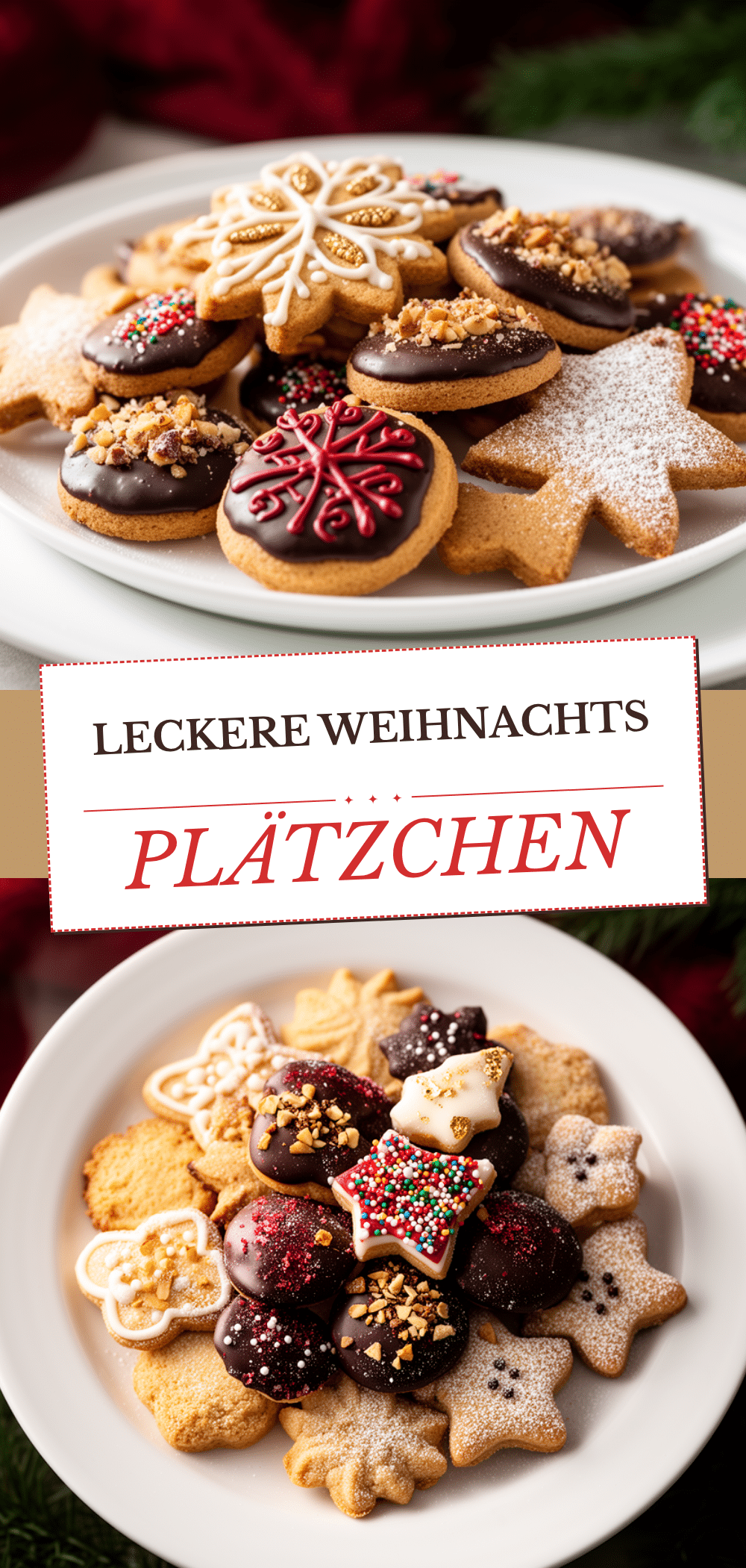 Leckere Weihnachtsplätzchen zum Verschenken: 30 Min. Rezept 5 Weihnachtsplätzchen zum Verschenken recipe