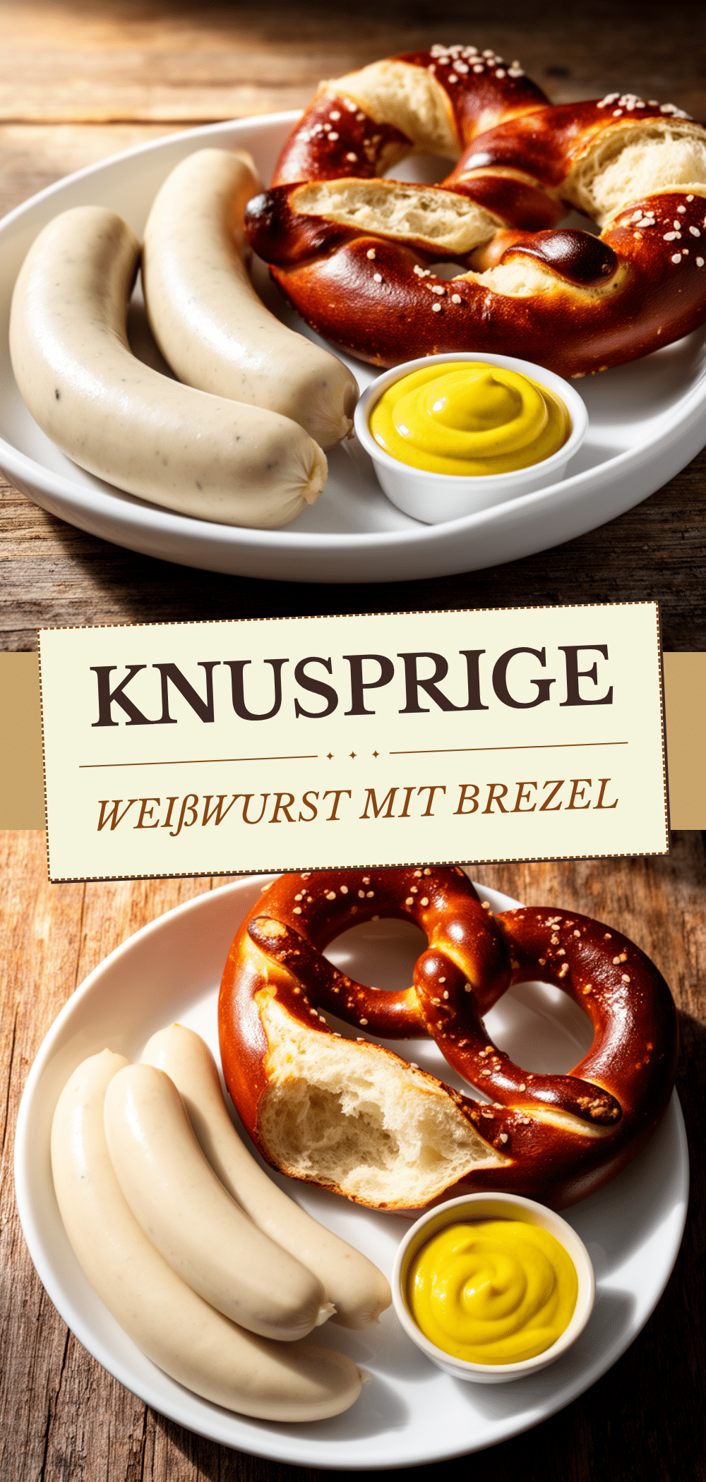 Traditionelles Weißwurstfrühstück: Perfekte Brezel mit Senf 5 Weißwurstfrühstück recipe
