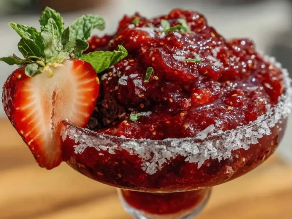 alkoholfreier Frozen Erdbeer Daiquiri - featured image