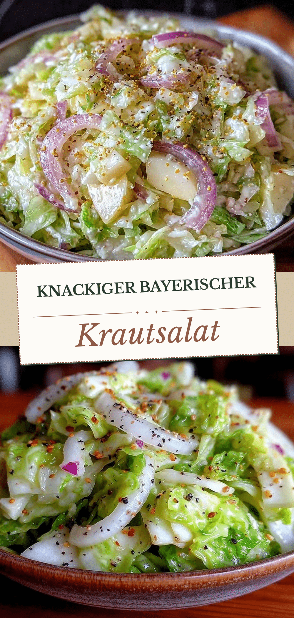 Bayerischer Krautsalat: 5 Min. Perfekter Oktoberfest Salat 5 Bayerischer Krautsalat recipe