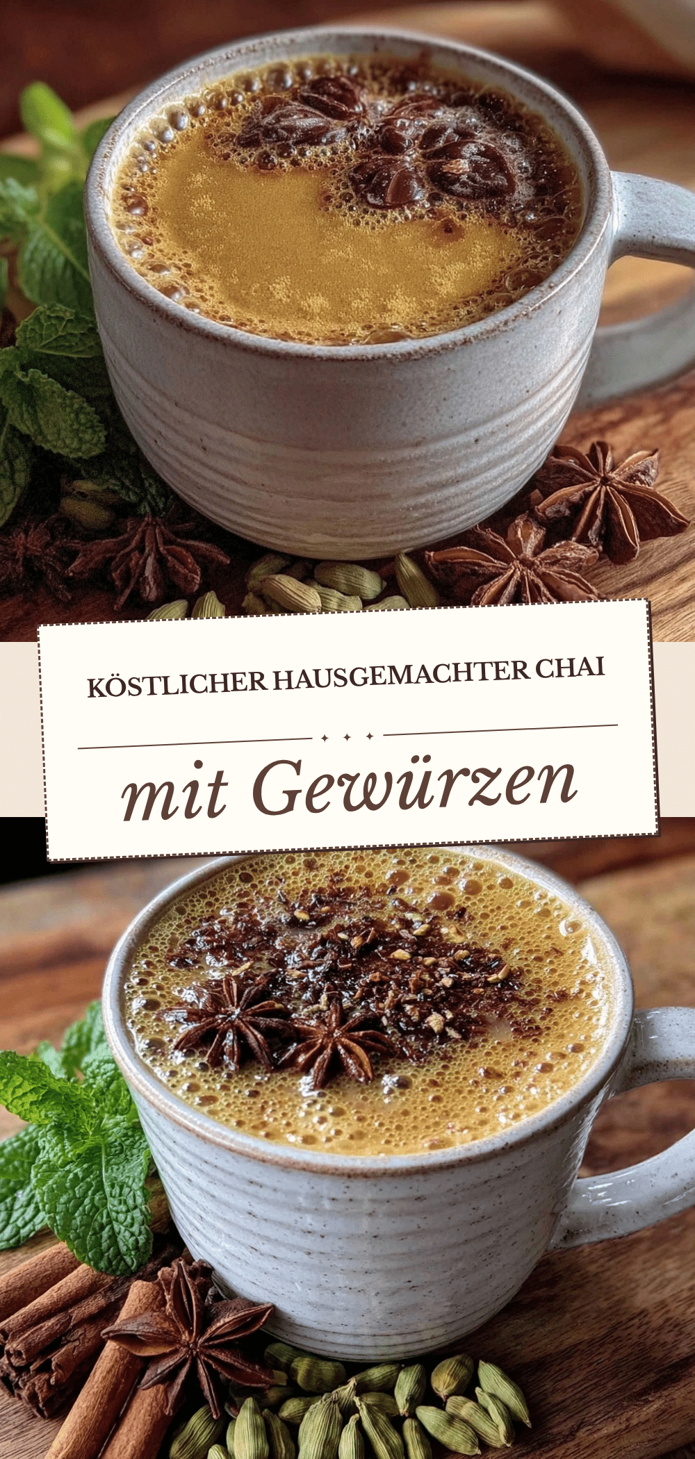 Chai Latte: Das perfekte Gewürz-Getränk für gemütliche Wochenenden 5 Chai Latte mit Gewürzen recipe