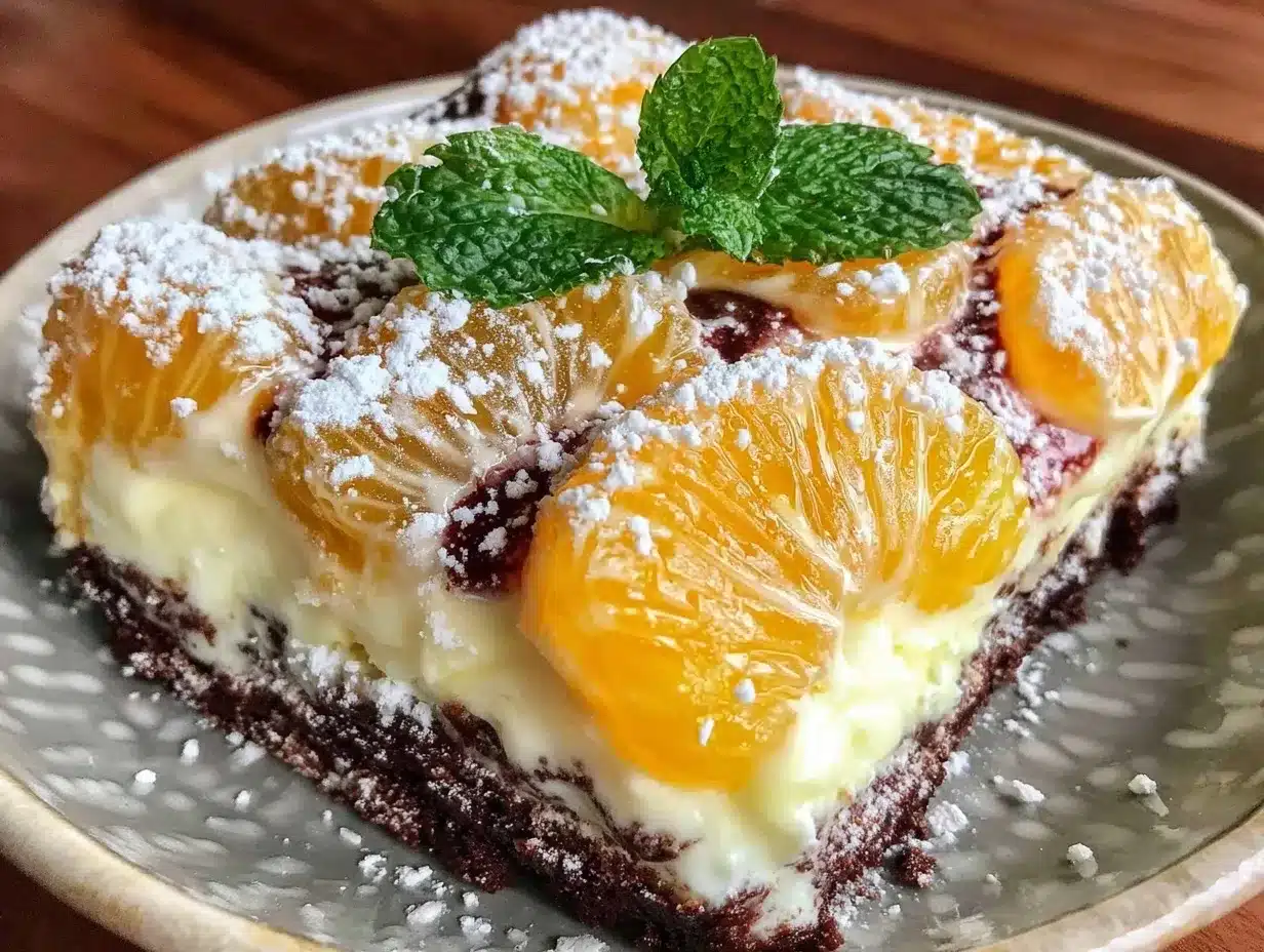 Cremige Käse-Sahne Torte mit Mandarinen: 5 Schritte zum Gastauftritt 4 Cremige Käse-Sahne Torte mit Mandarinen preparation steps