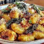 Cremige Kürbis-Gnocchi mit Salbei - featured image