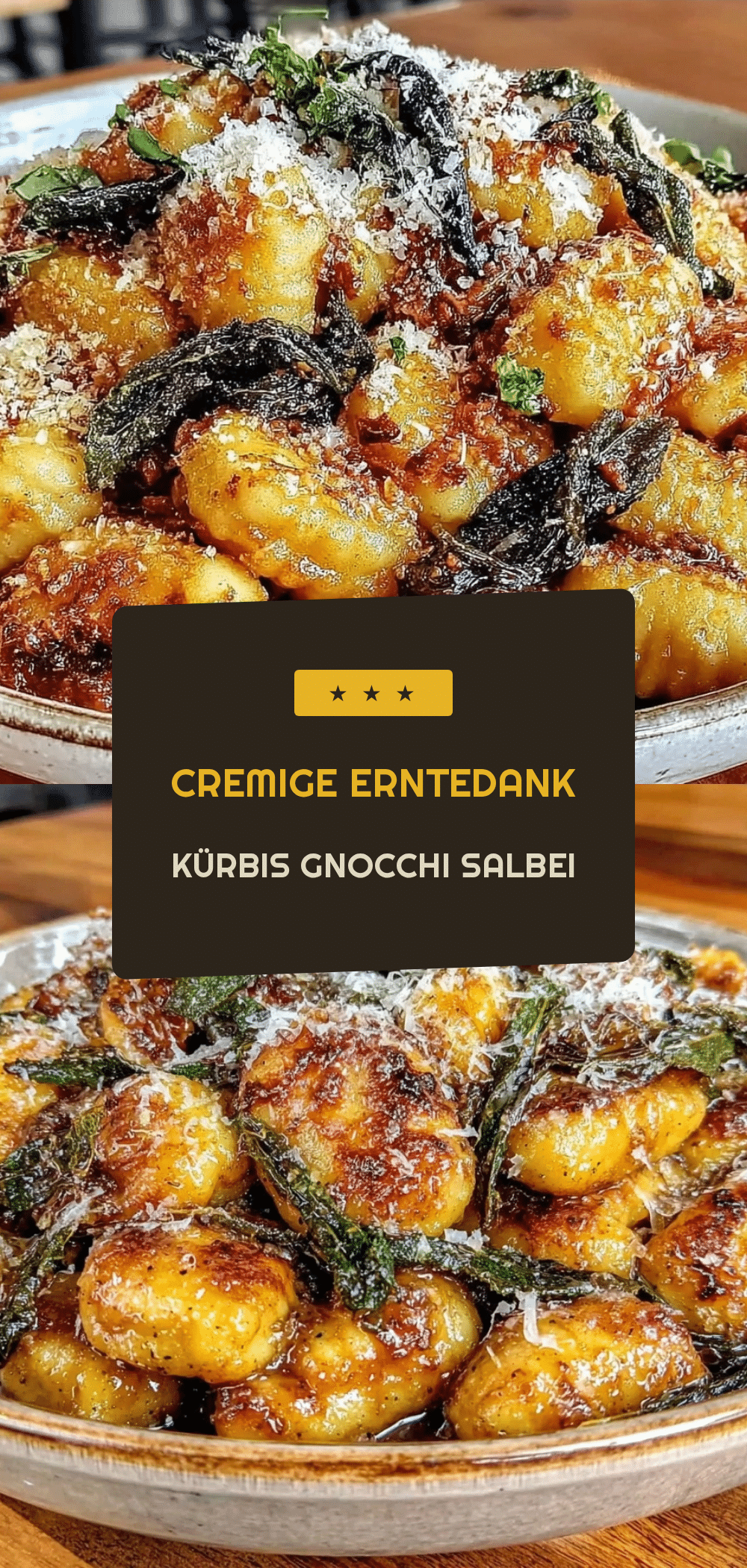 Cremige Kürbis-Gnocchi mit Salbei: 3-Schritte Luxus für Erntedank 5 Cremige Kürbis-Gnocchi mit Salbei recipe