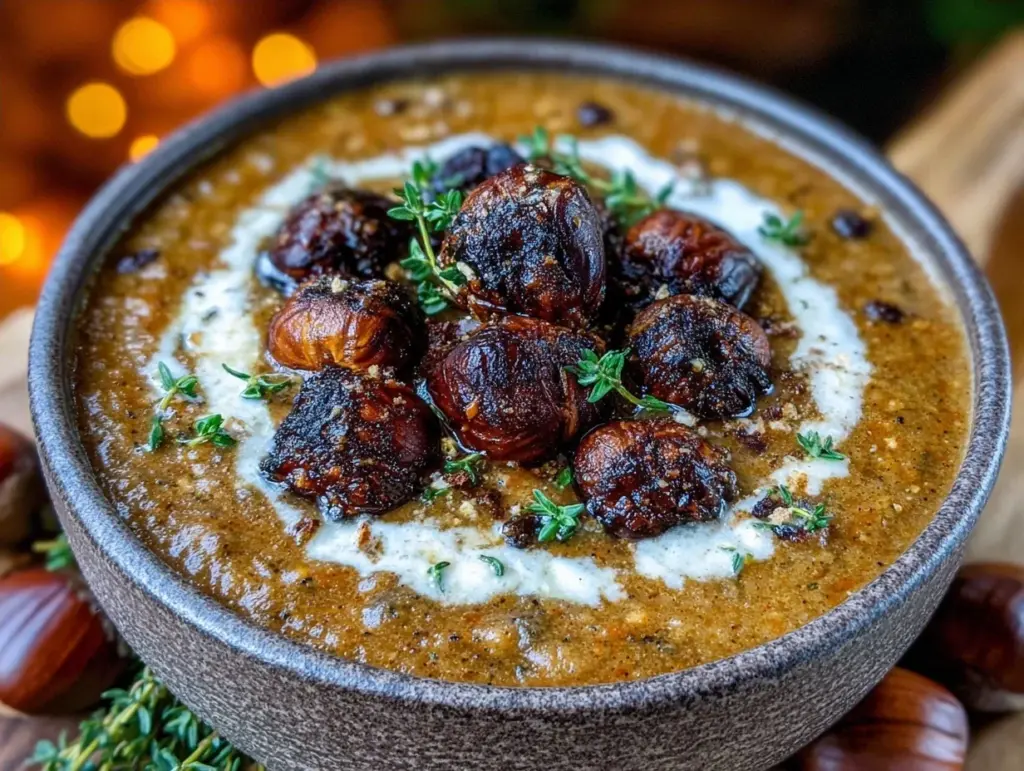 Cremige Maronensuppe - featured image