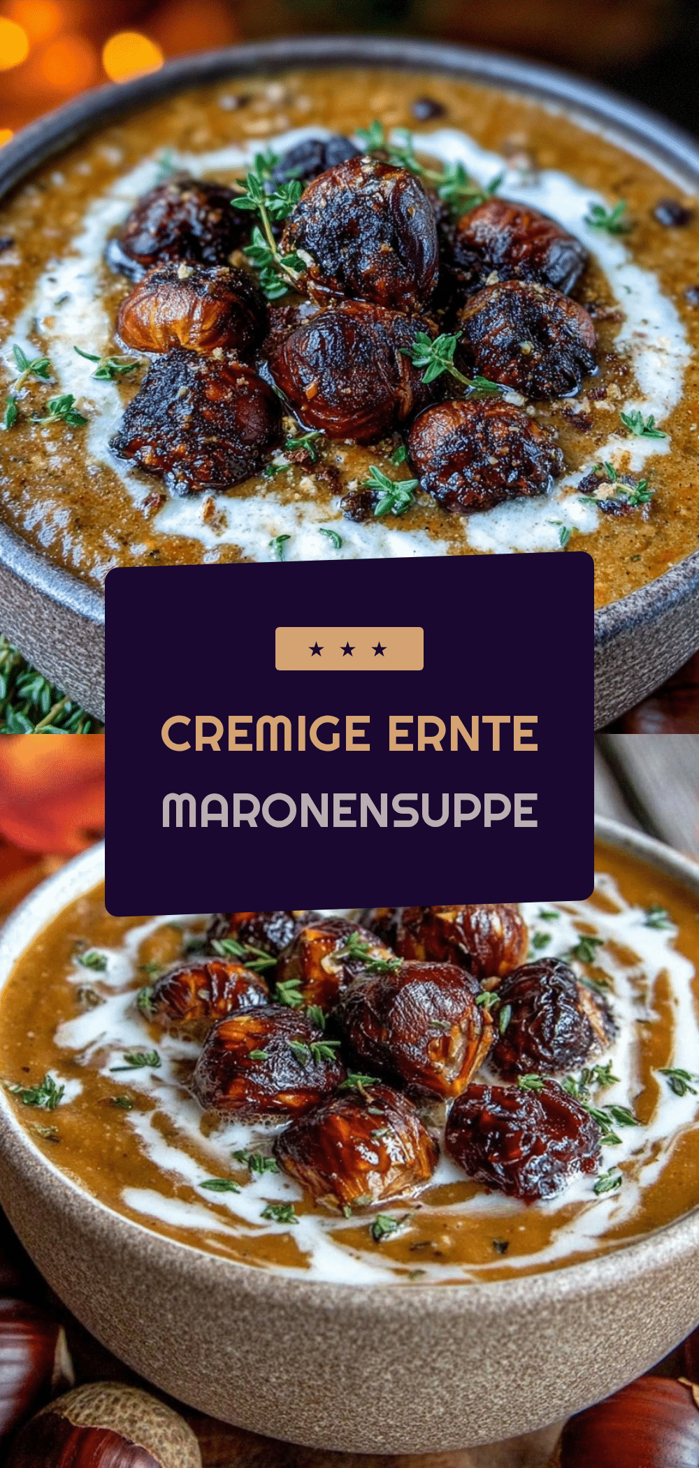 Cremige Maronensuppe: Perfekt für Erntedank 5 Cremige Maronensuppe recipe