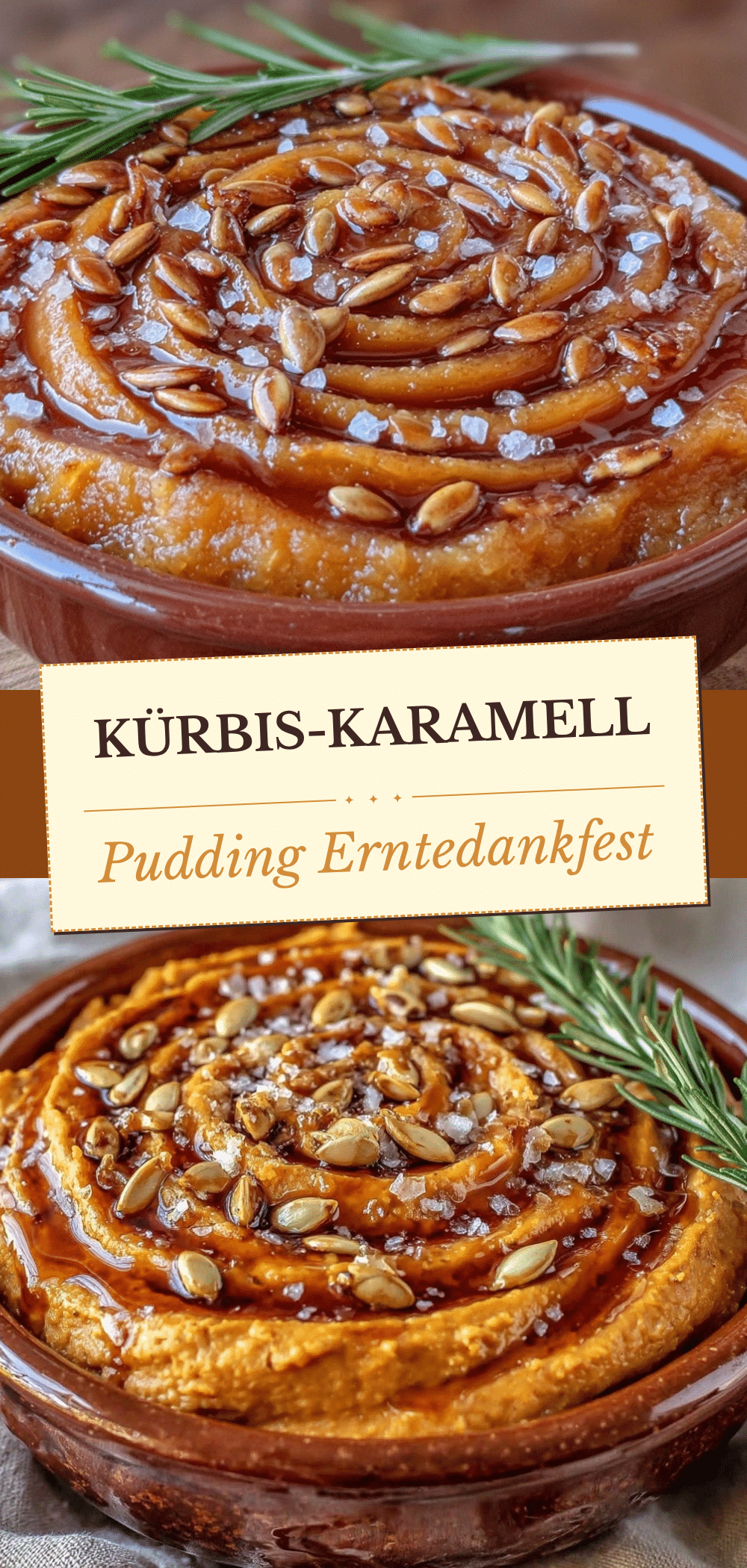 Cremiger Erntedankfest Kürbis-Karamell Pudding: 5 Min. Luxus 5 Cremiger Erntedankfest Kürbis-Karamell Pudding recipe