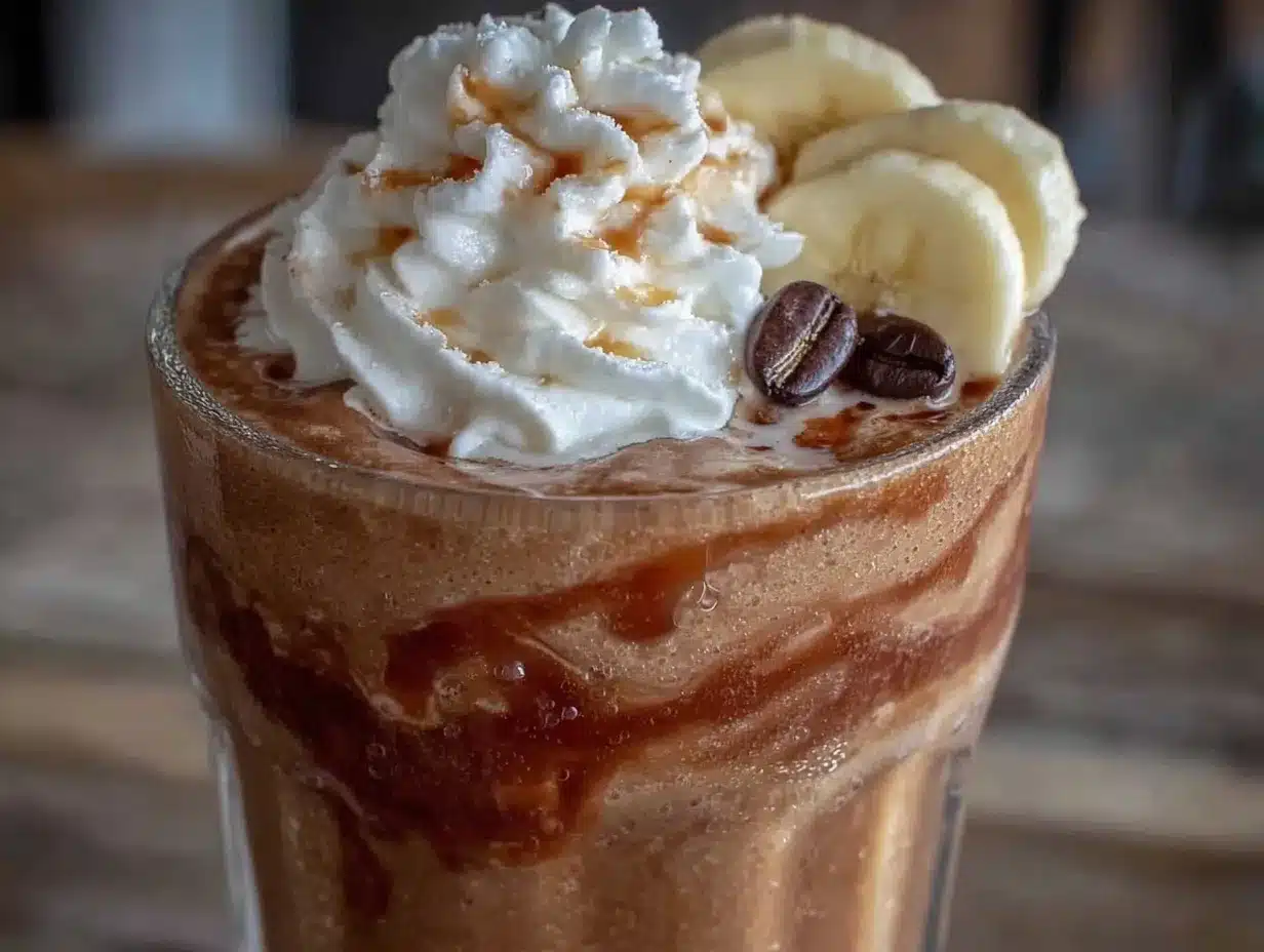 Cremiger Kaffee-Banane Smoothie: 5 Min für entspannte Momente 4 Cremiger Kaffee-Banane Smoothie preparation steps