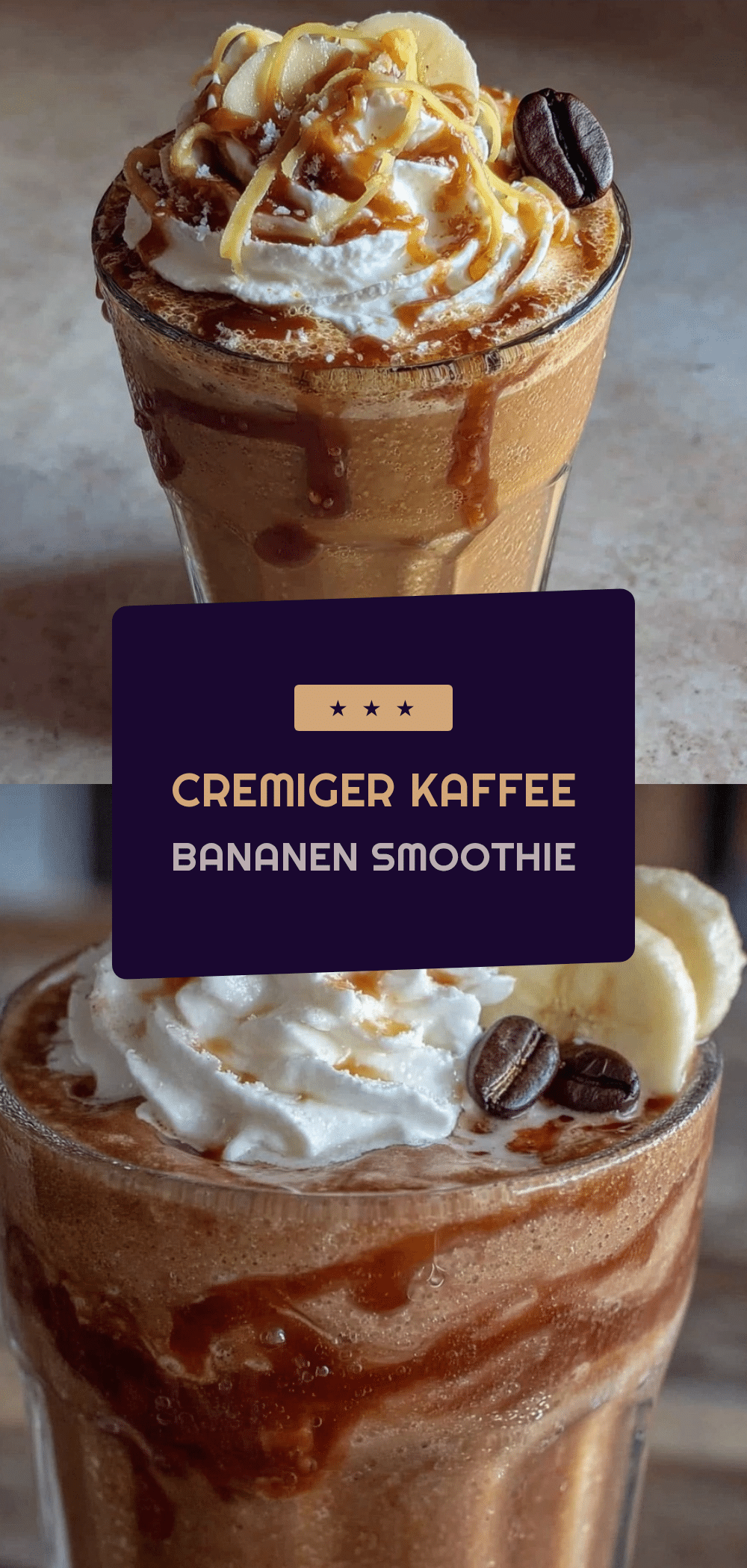 Cremiger Kaffee-Banane Smoothie: 5 Min für entspannte Momente 5 Cremiger Kaffee-Banane Smoothie recipe