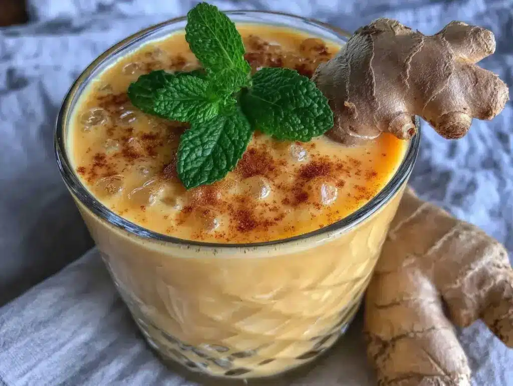 Cremiger Kürbis-Ingwer Smoothie - featured image